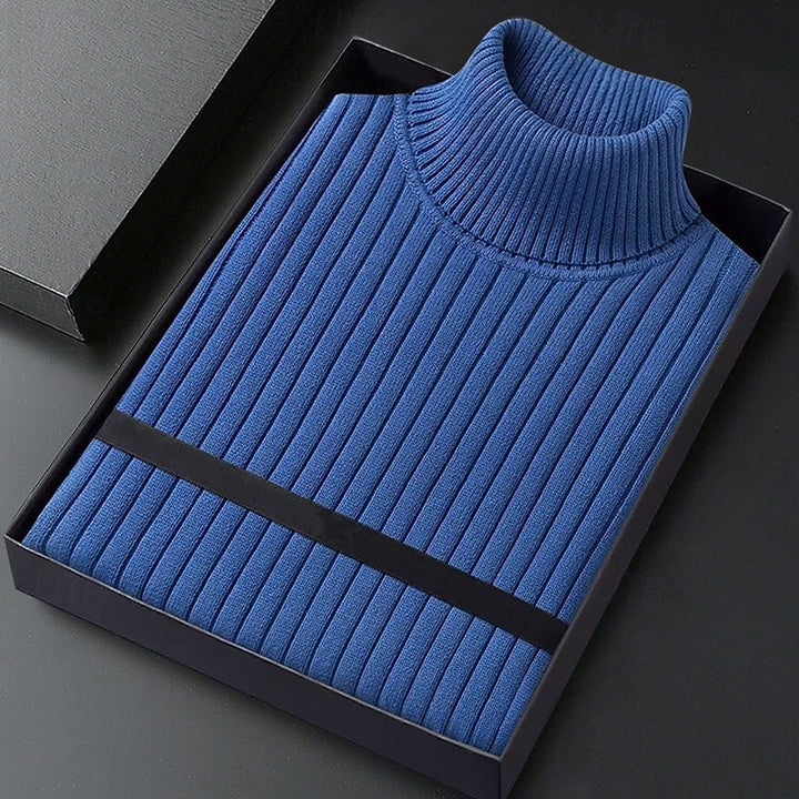Hamish | Ribbed Roll-Neck Jumper