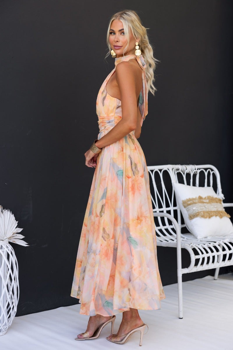 Phaedra | Elegant Close Neck Sleeveless Dress