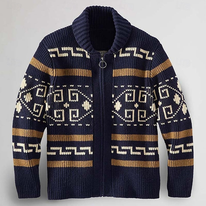 Archer | Heritage Patterned Cardigan