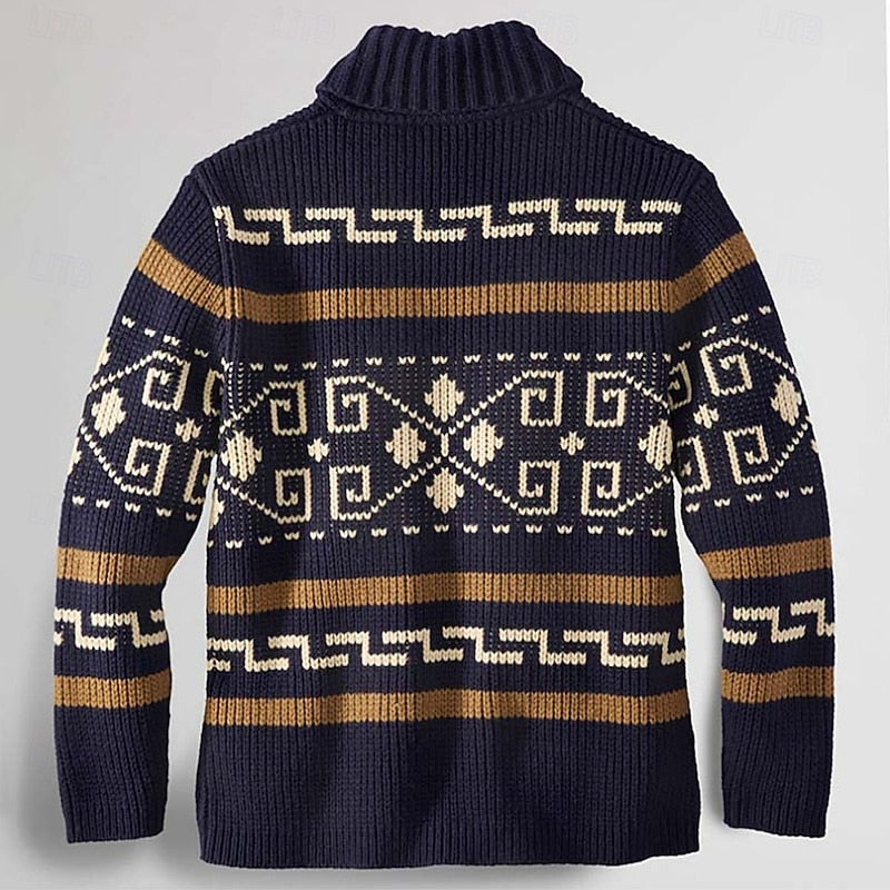 Archer | Heritage Patterned Cardigan