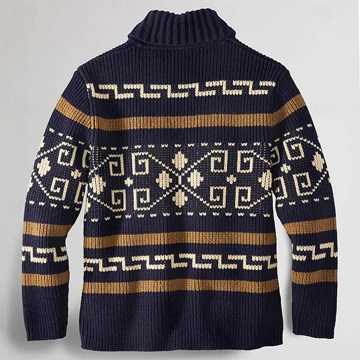 Archer | Heritage Patterned Cardigan
