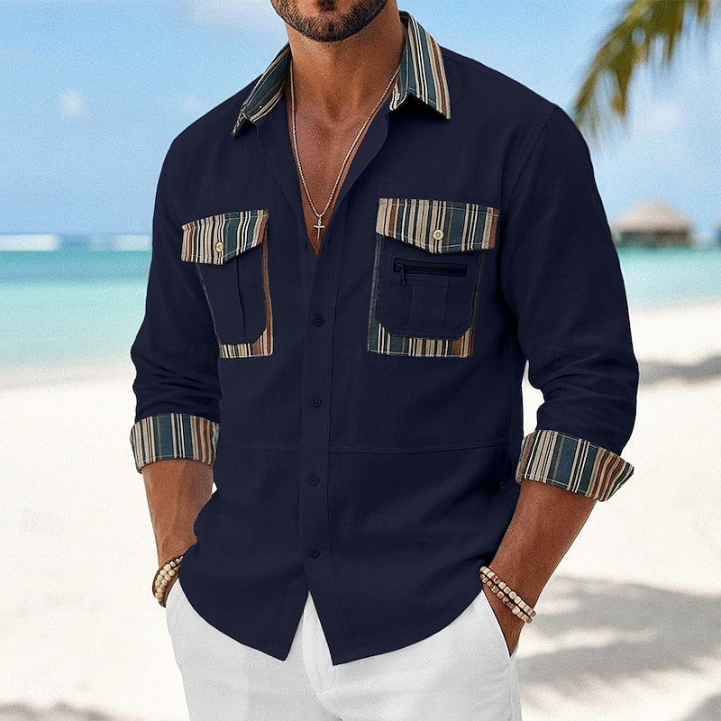 Rhys | Utility Patch-Pocket Shirt