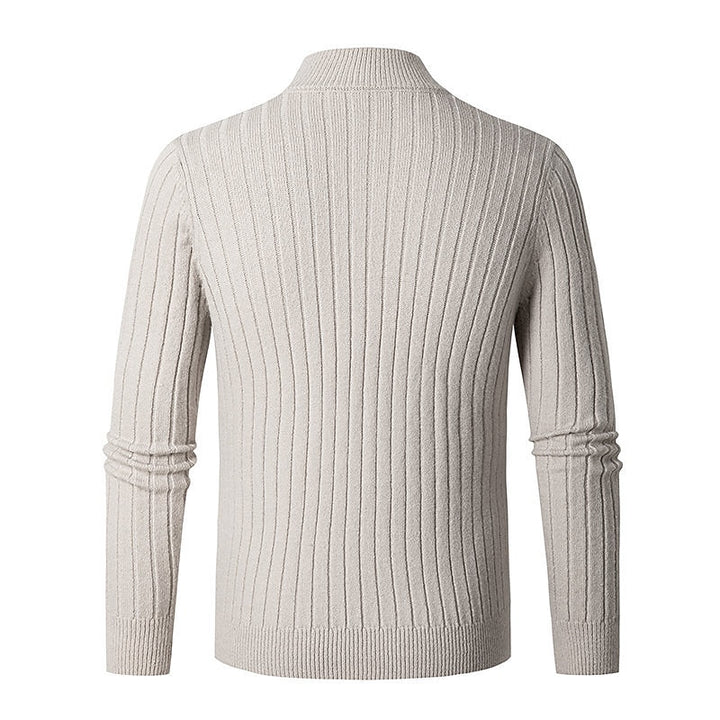 Grant | Ribbed Quarter-Zip Jumper