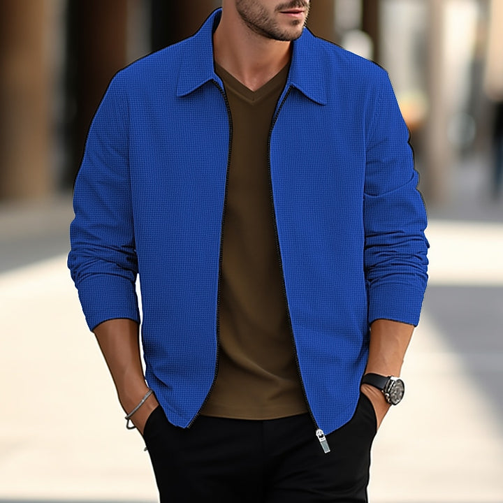 Winston | Textured Zip Overshirt