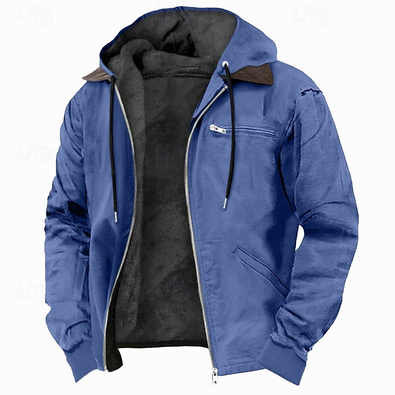 Bennet | Fleece-Lined Hooded Zip Jacket