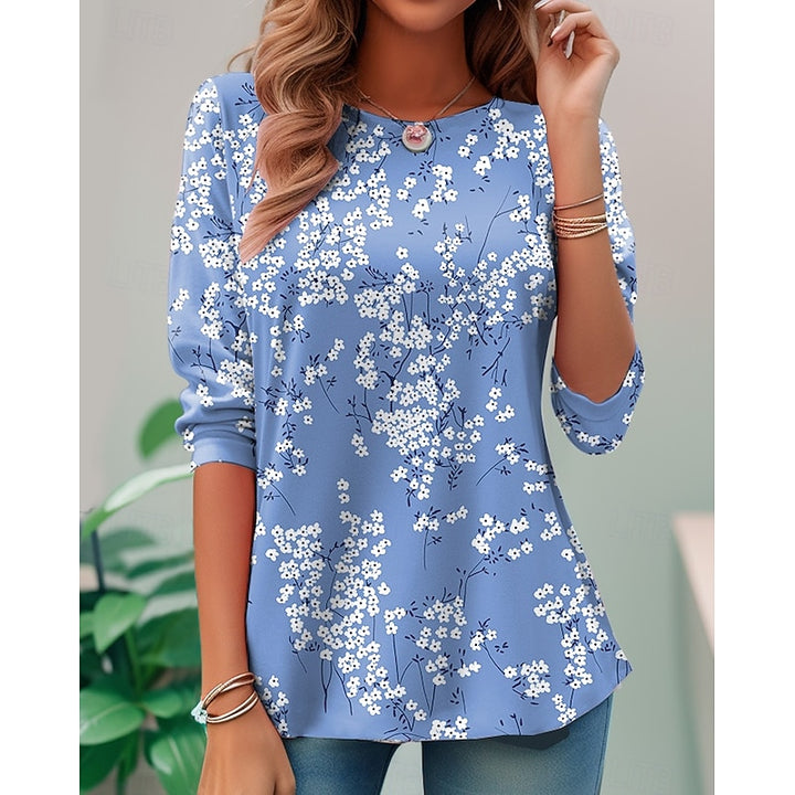 Marjorie | Floral Long-Sleeve Top