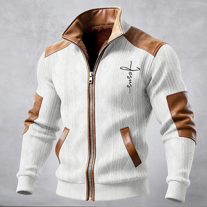 Barrett | Textured Stand-Collar Jacket