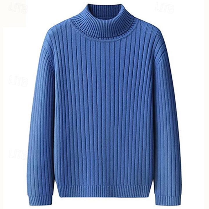 Hamish | Ribbed Roll-Neck Jumper