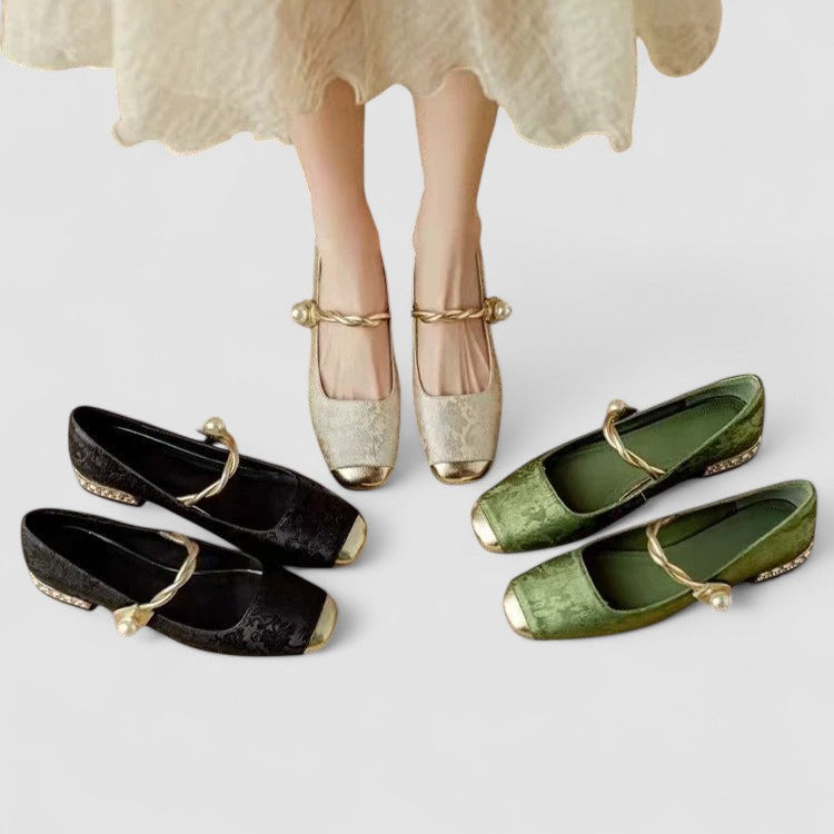 Eleanor | Classic Mary Jane Block Heel Shoes