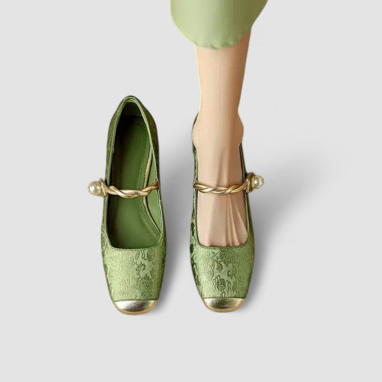 Eleanor | Classic Mary Jane Block Heel Shoes