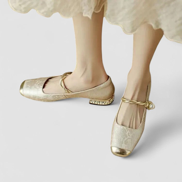 Eleanor | Classic Mary Jane Block Heel Shoes