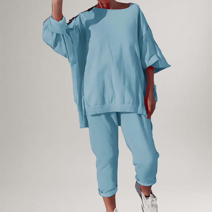 Winona | Classic Oversized Blouse and Trouser Set