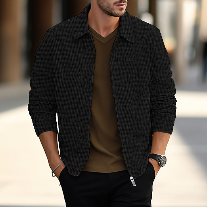 Winston | Textured Zip Overshirt