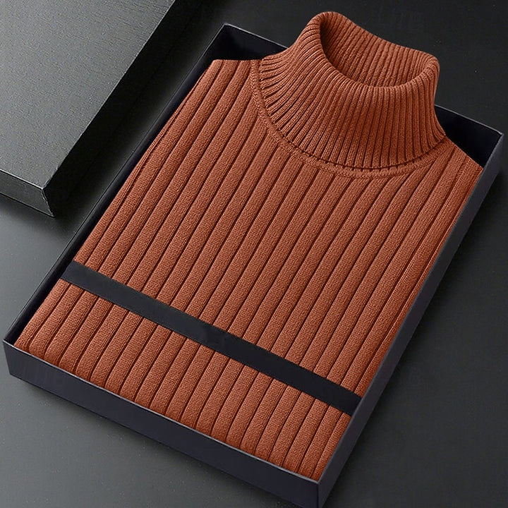 Hamish | Ribbed Roll-Neck Jumper