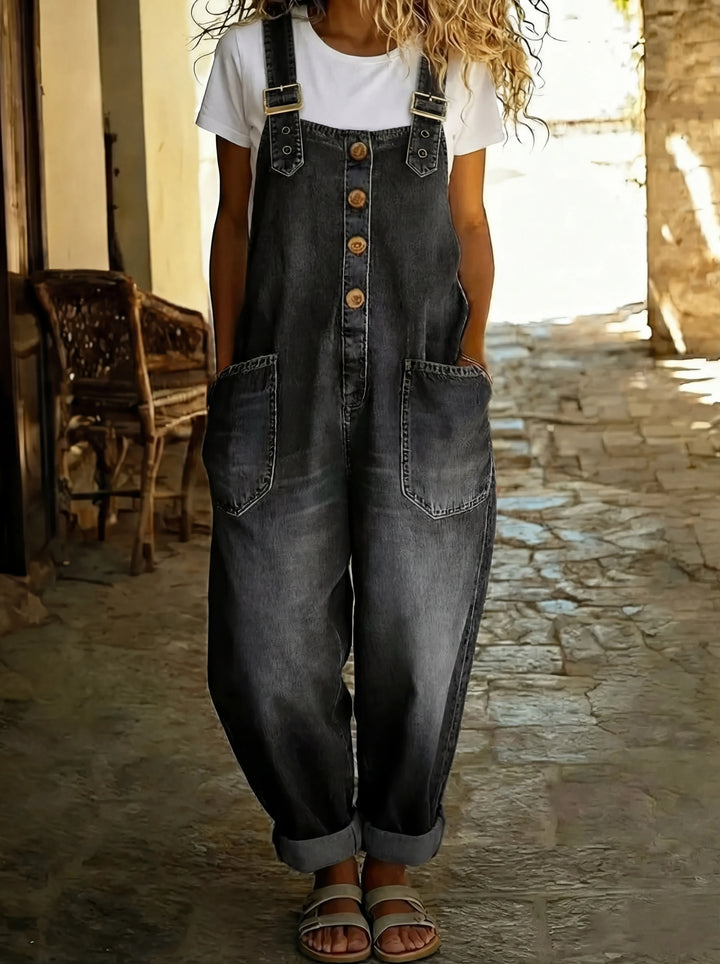 Meredith | Relaxed Adjustable-Strap Jumpsuit
