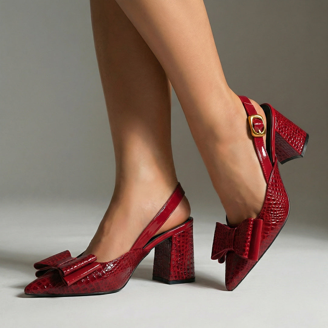 Sylvia | Stylish Pointed Slingback Heels