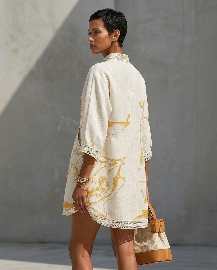 Rosabel | Elegant V-Neck Mini Dress