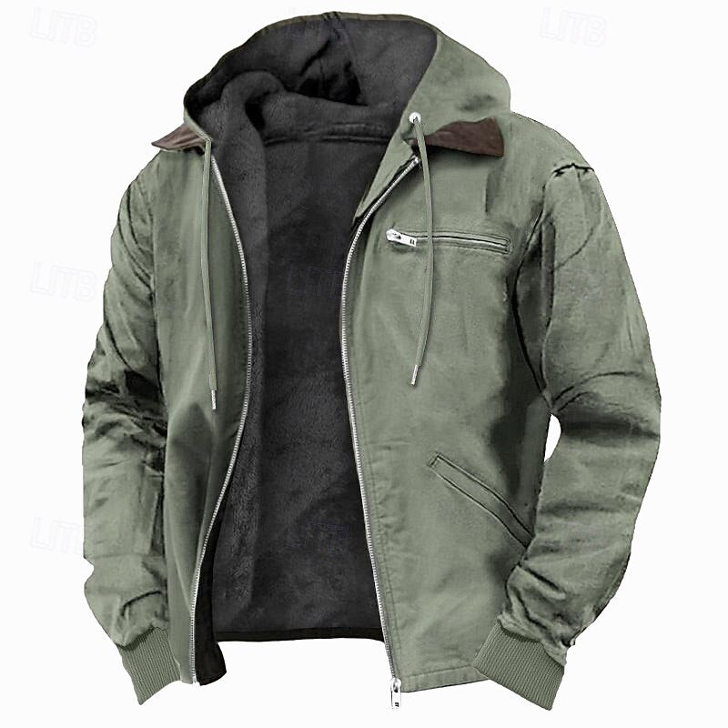 Bennet | Fleece-Lined Hooded Zip Jacket