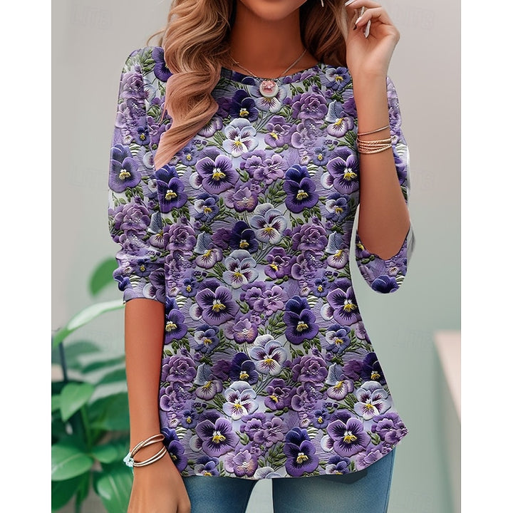 Marjorie | Floral Long-Sleeve Top