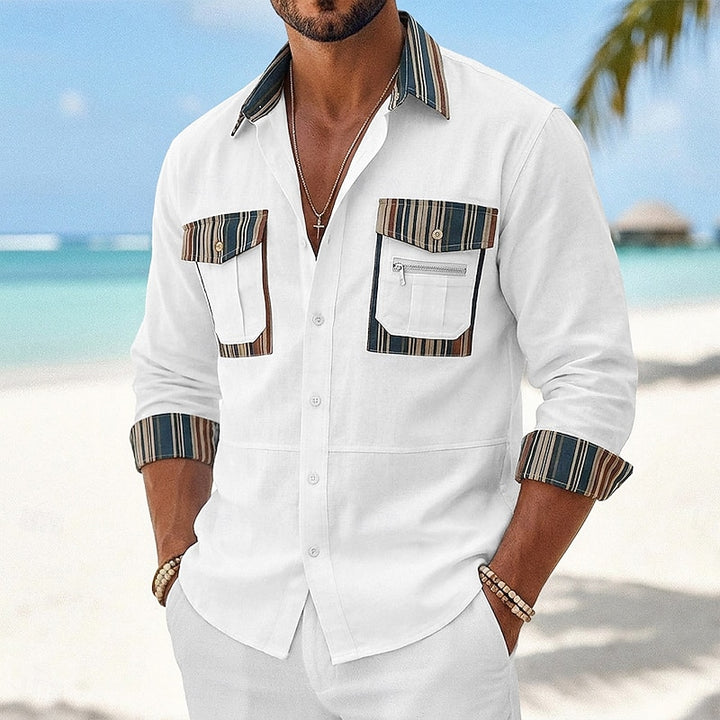 Rhys | Utility Patch-Pocket Shirt
