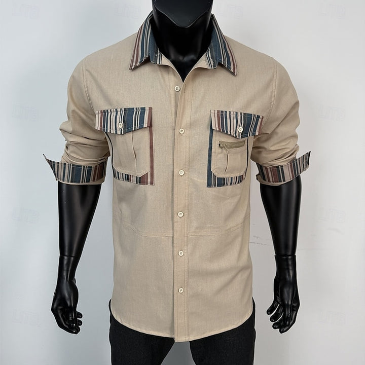 Rhys | Utility Patch-Pocket Shirt