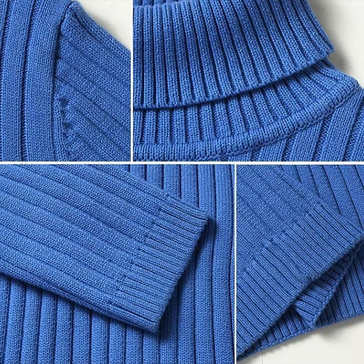 Hamish | Ribbed Roll-Neck Jumper