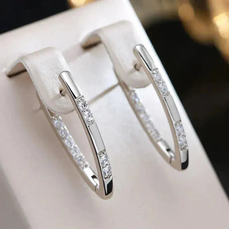 Rosanna | Sparkling Hoop Earrings