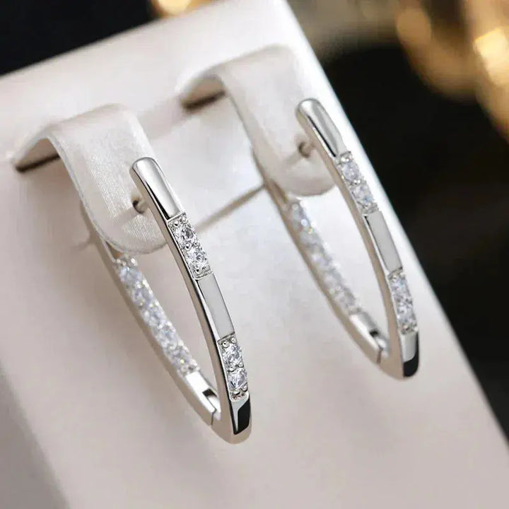 Rosanna | Sparkling Hoop Earrings