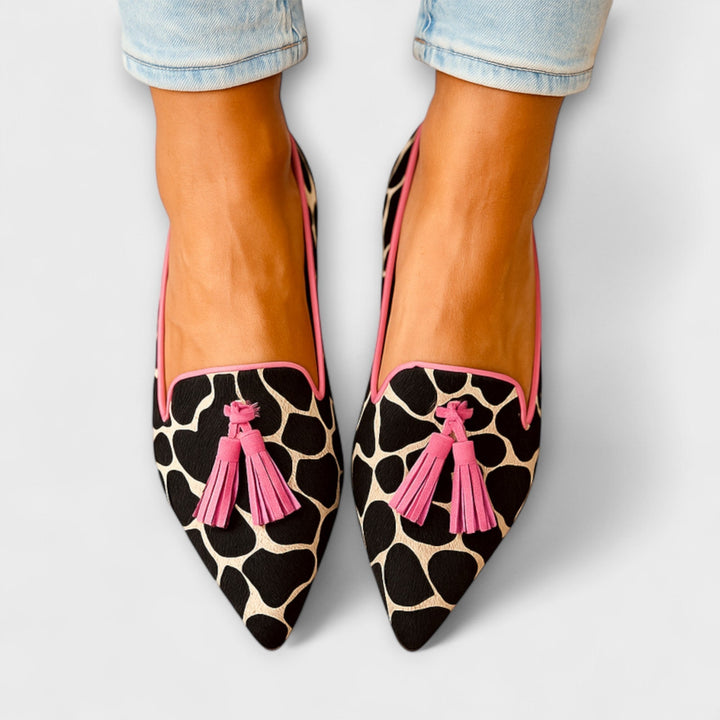Julia | Elegant Slip-On Tassel Loafers