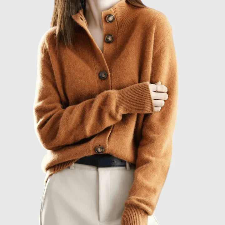Constance | Refined Button-Front Cardigan