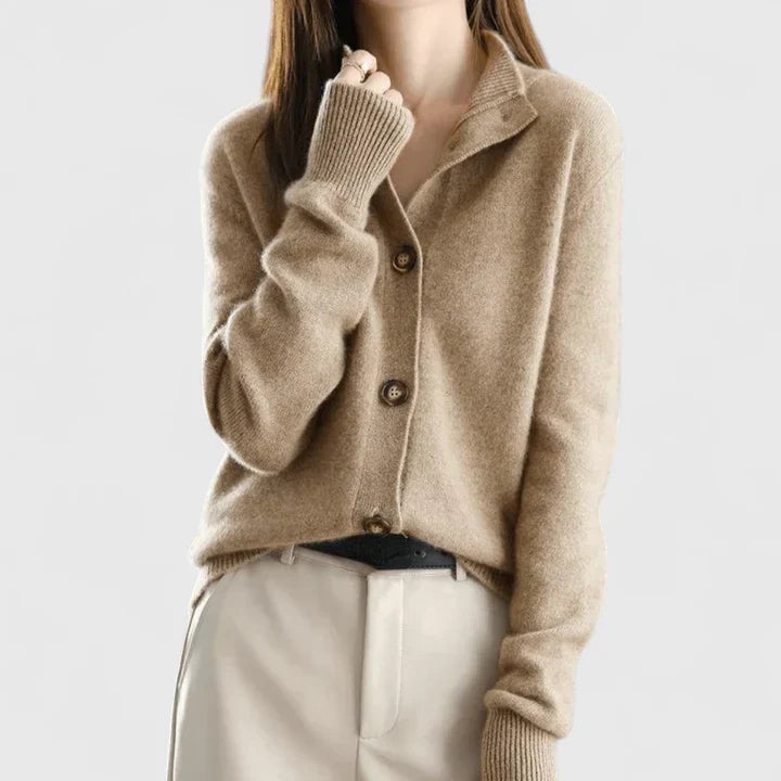 Constance | Refined Button-Front Cardigan