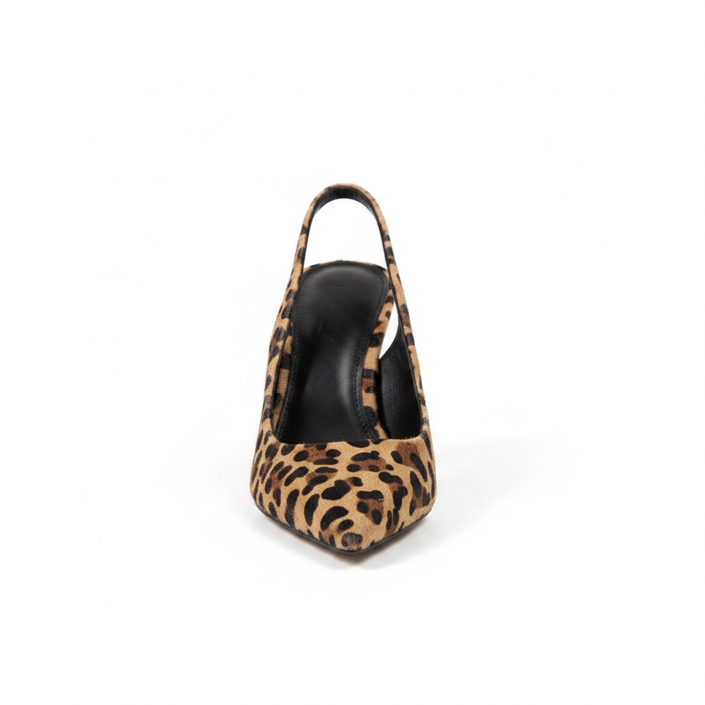 Isabriella | Leopard Print Slingback Block Heels