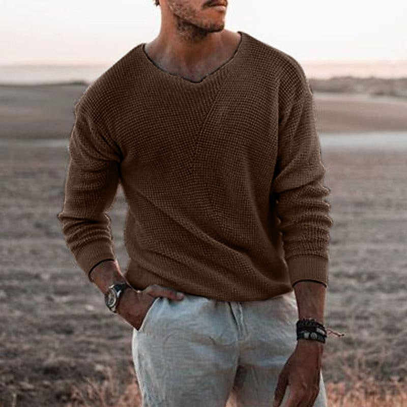 Rhys | Relaxed V-Neck Jumper