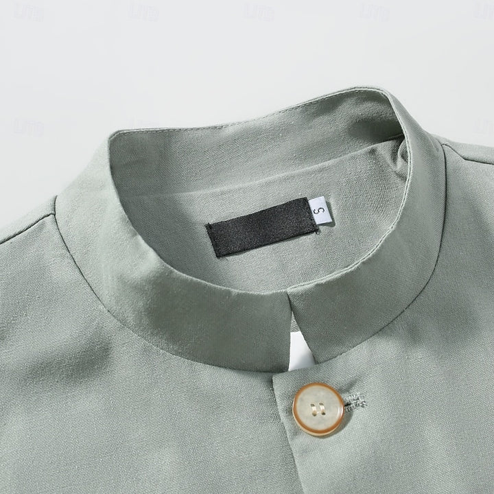 Emory | Mandarin-Collar Jacket