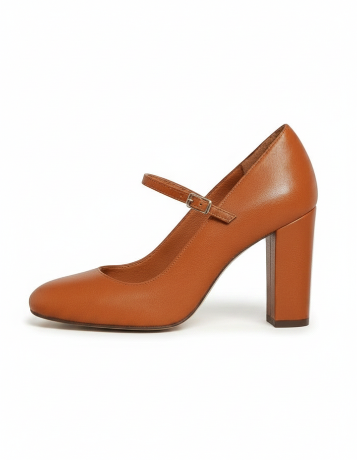 Jamyrah | Wide Heel Ankle Strap Sandals
