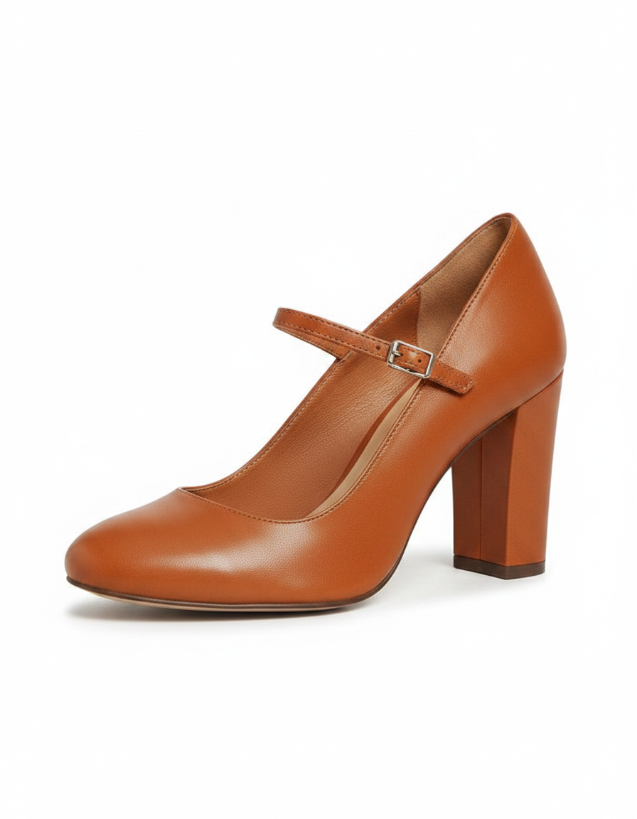 Jamyrah | Wide Heel Ankle Strap Sandals