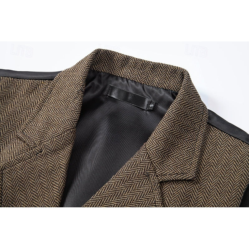 Ellery | Herringbone Double-Breasted Waistcoat
