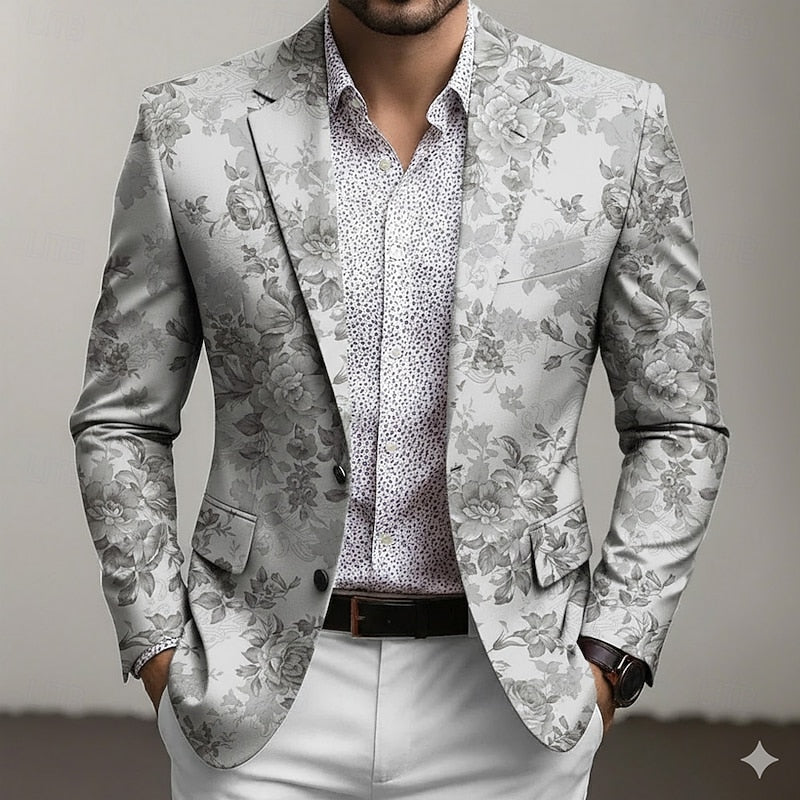 Lucas | Botanical Print Blazer