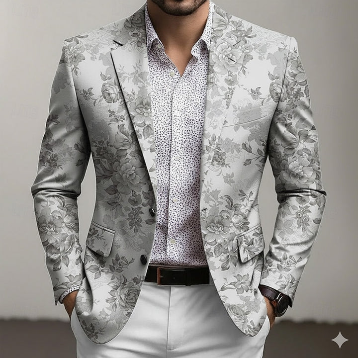 Lucas | Botanical Print Blazer