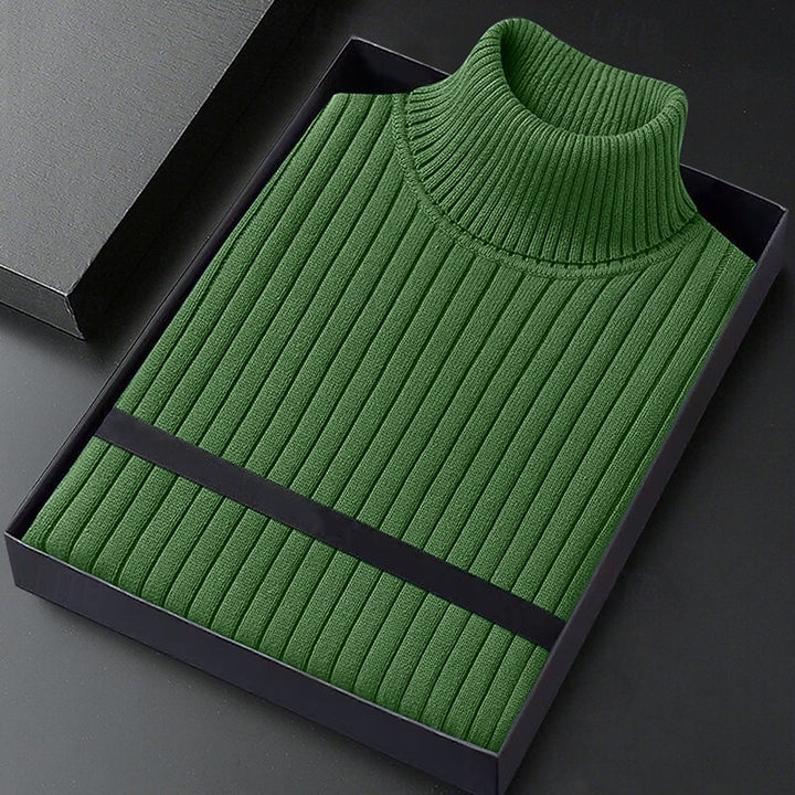 Hamish | Ribbed Roll-Neck Jumper