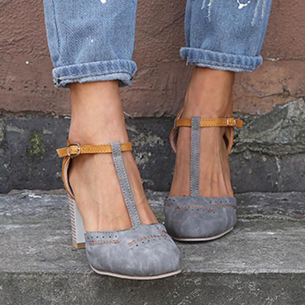 Renata | Elegant Block-Heel Mary Jane Heels