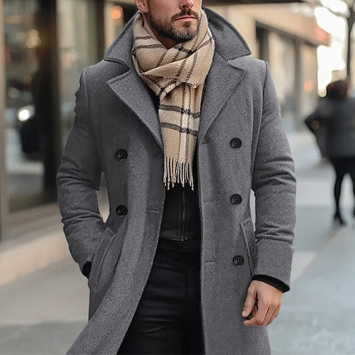 Bertram | Tailored Double-Breasted Overcoat