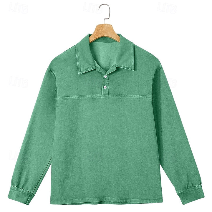 Rory | Relaxed Collared Pullover Shirt
