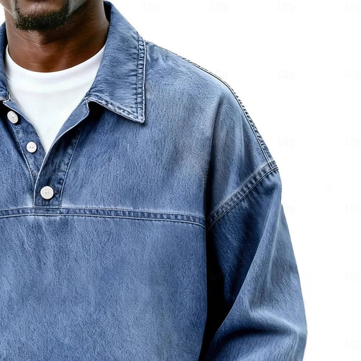 Rory | Relaxed Collared Pullover Shirt