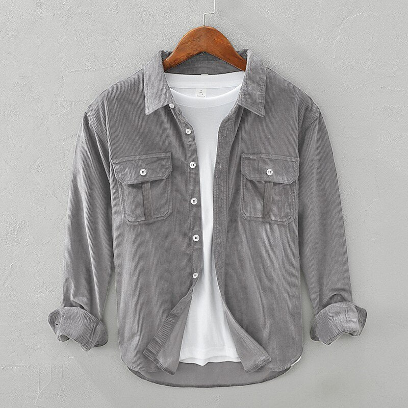 Hamish | Textured Utility Overshirt