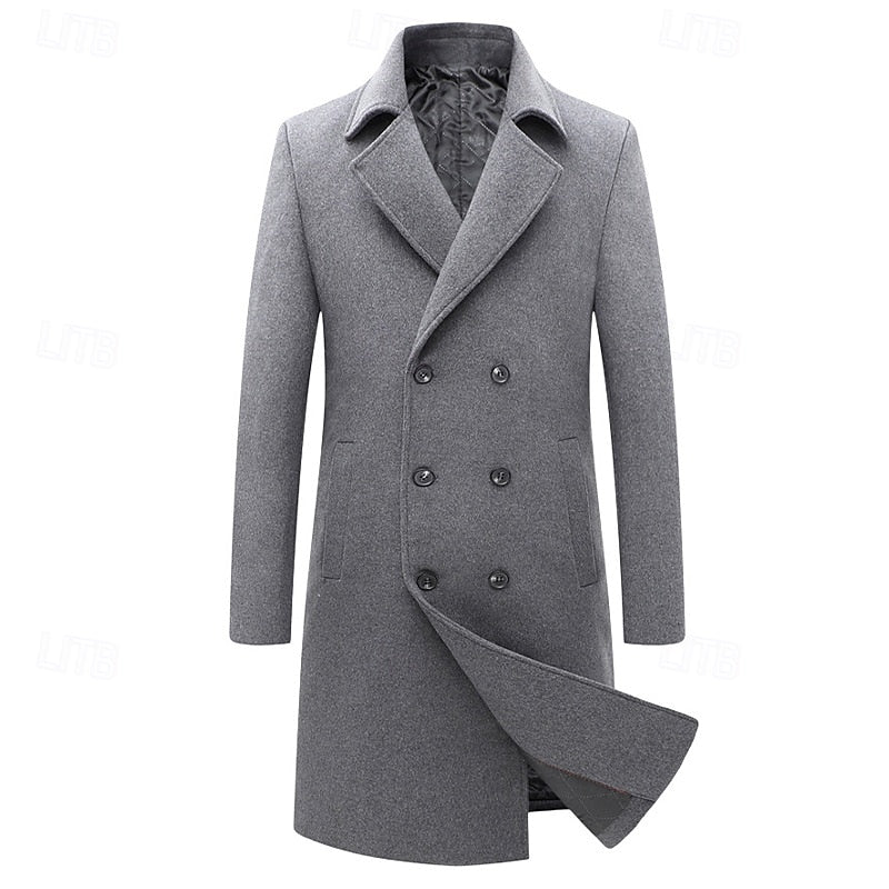 Bertram | Tailored Double-Breasted Overcoat