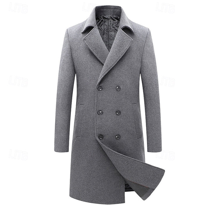 Bertram | Tailored Double-Breasted Overcoat