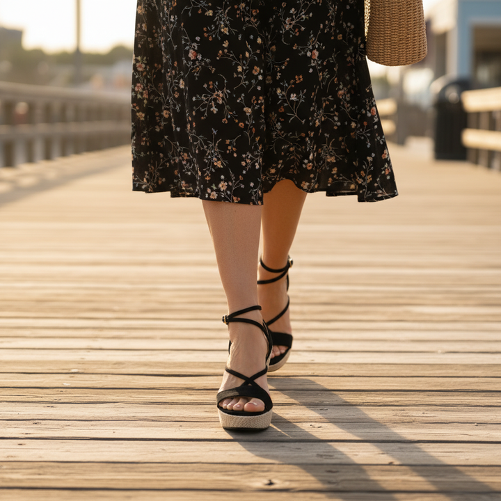 Lorienna | Strappy Stiletto Heeled Pumps