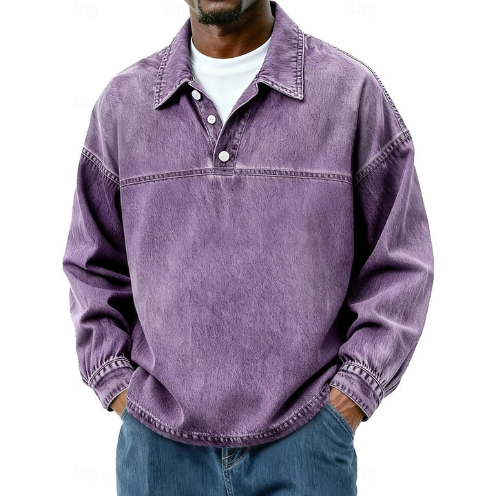Rory | Relaxed Collared Pullover Shirt