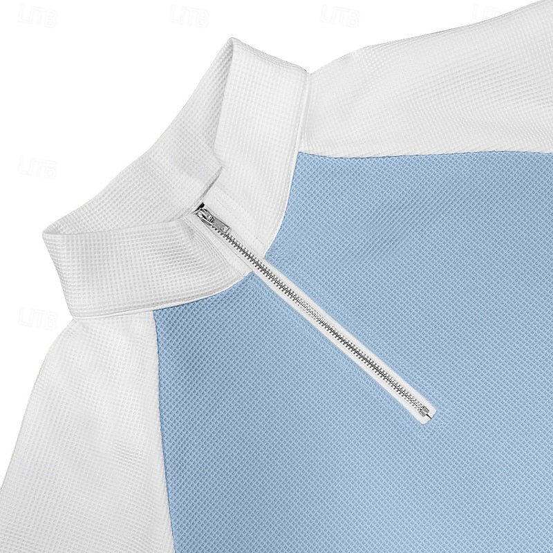 Nathaniel | Textured Quarter-Zip Pullover